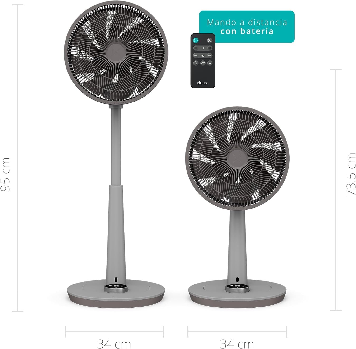 ventilador de pie minimalista super silencioso